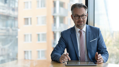 Dr. André Göbel, Präsident der FITKO Porträtfoto von Dr. André Göbel, dem Präsidenten der FITKO