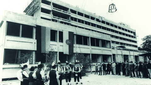 hzd-chronik_Richtfest_1970 Archivfoto_Richtfest_HZD_1970